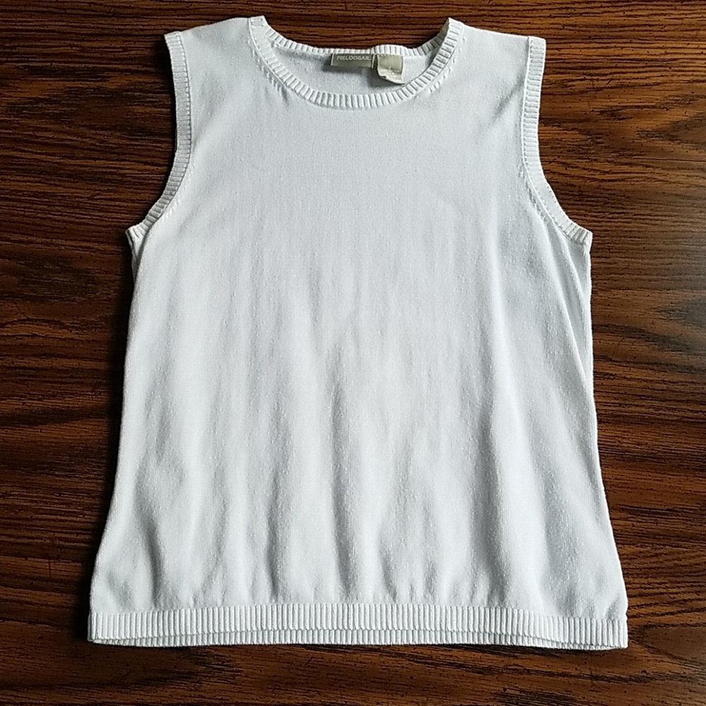 Vintage Fieldgear Cotton Knit Sweater Vest Shell Blouse